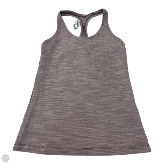 Athletic Tank Top By Lululemon In Striped Pattern, Size: L