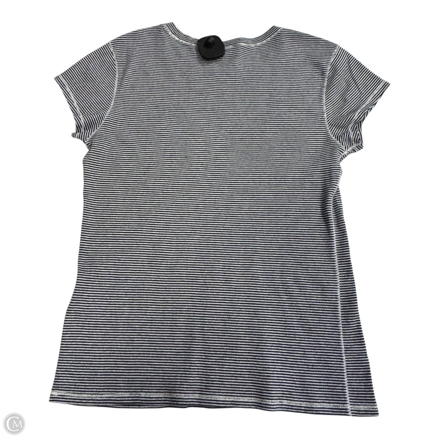 Top Short Sleeve By Polo Ralph Lauren In Striped Pattern, Size: M