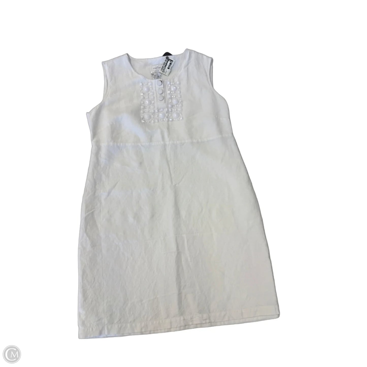 Dress Casual Short By Emma James In White, Size: Lp