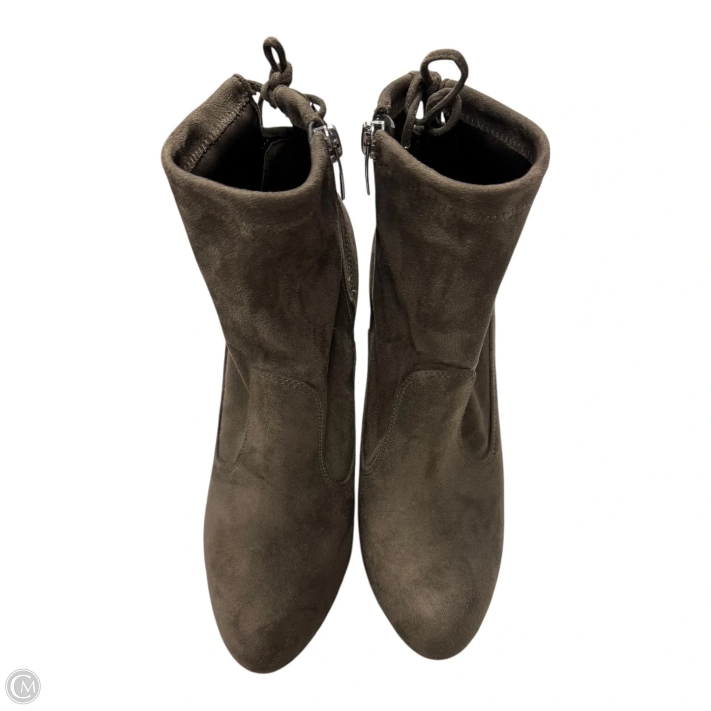 Boots Ankle Heels By Marc Fisher In Brown, Size: 7.5