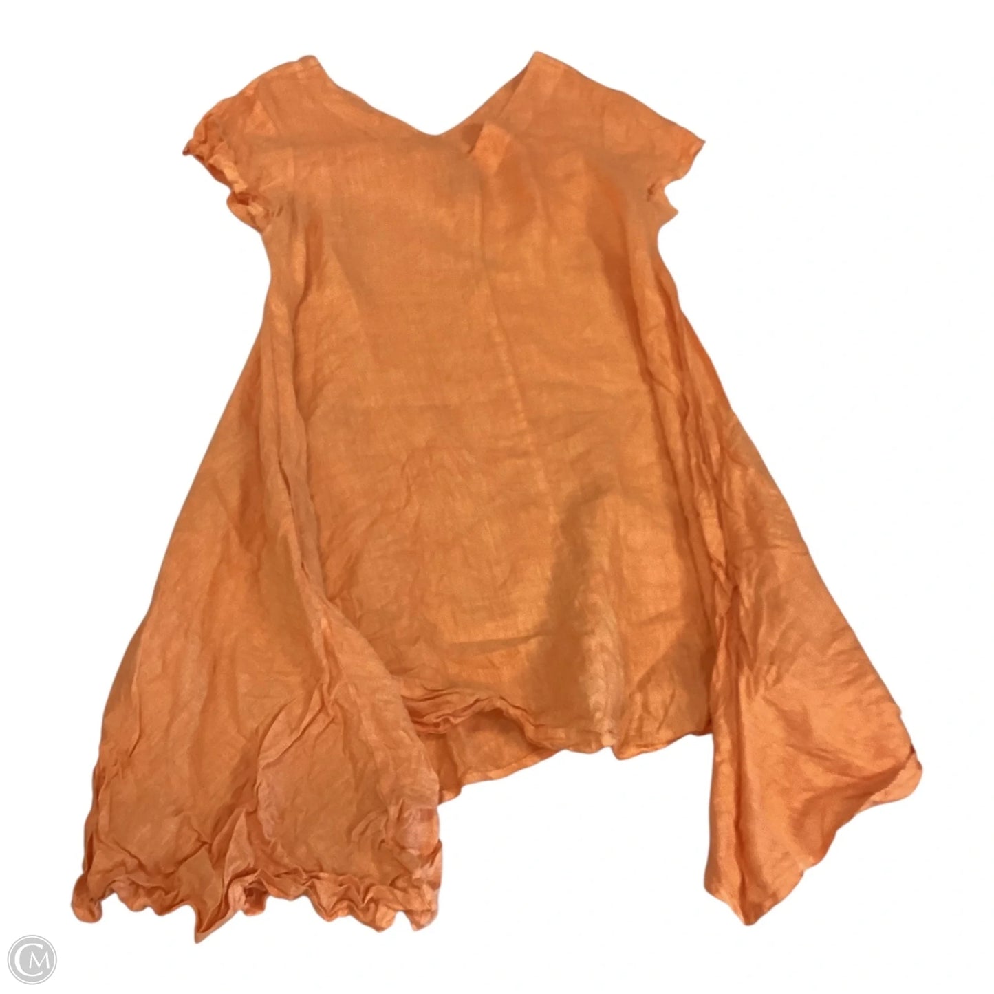 Dress Casual Midi By Clothes Mentor In Orange, Size: Osfm