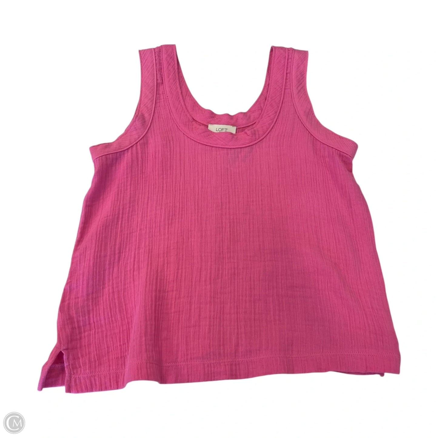 Top Sleeveless By Loft In Pink, Size: Xs