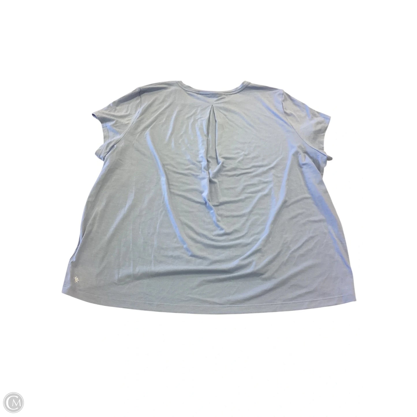 Top Short Sleeve Basic By Athleta In Blue, Size: L