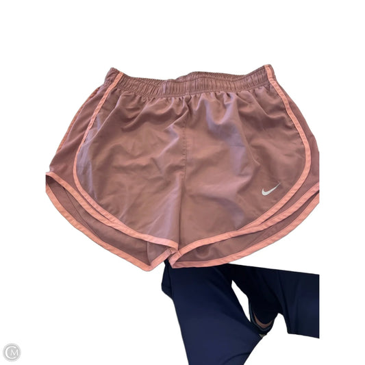 Athletic Shorts By Nike Apparel In Mauve, Size: M