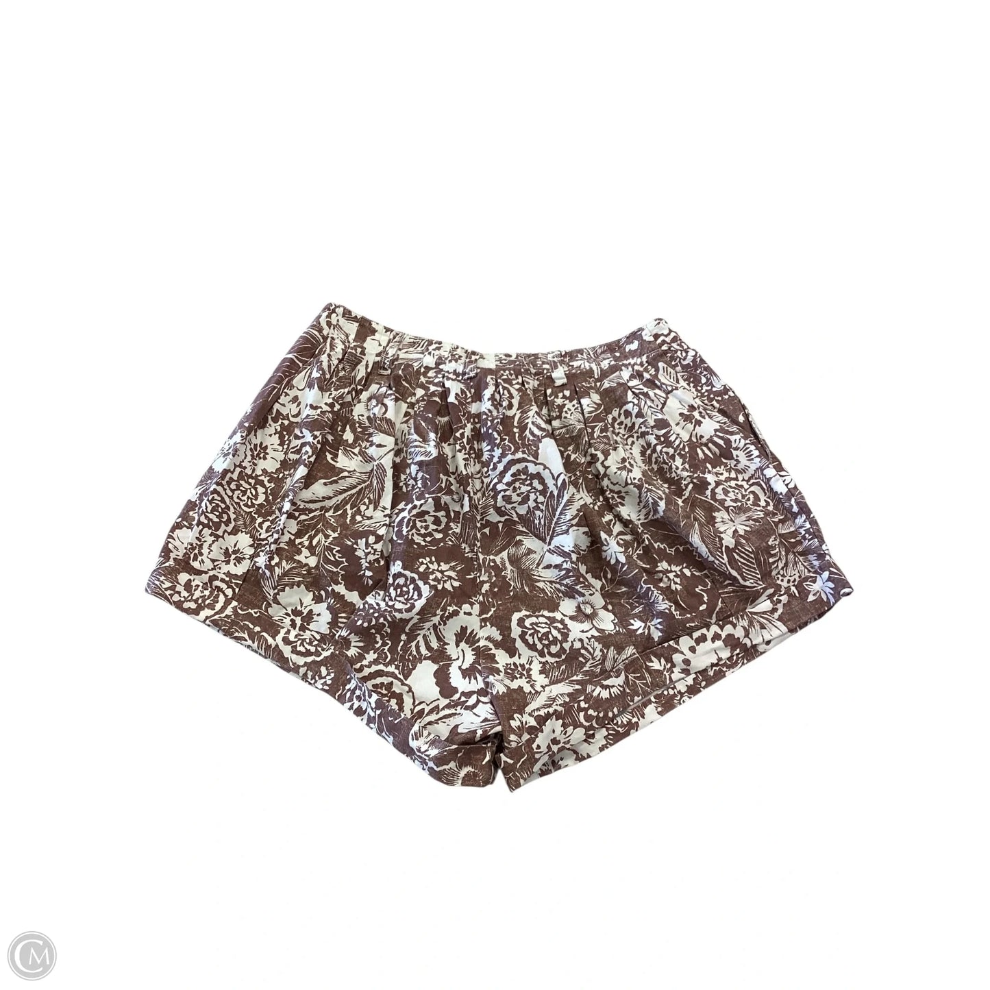 Shorts By Anthropologie In Brown & Cream, Size: S