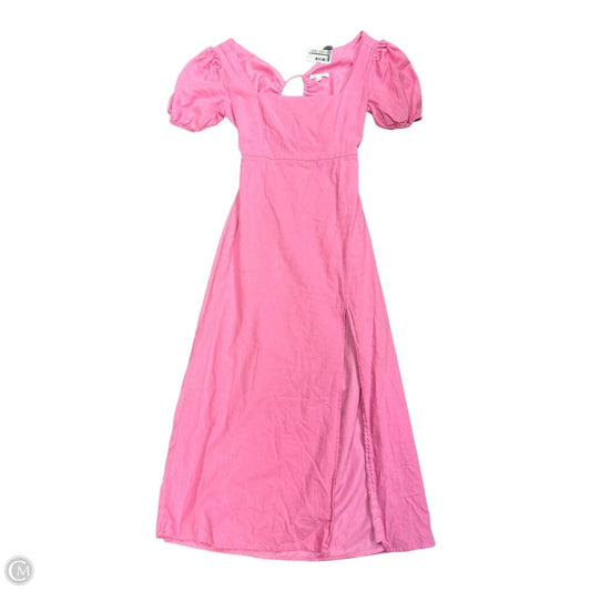 Dress Casual Maxi By Gb In Pink, Size: S