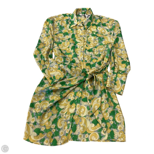 Dress Casual Short By Zara In Floral Print, Size: S
