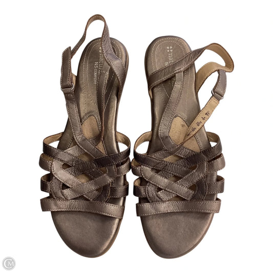 Sandals Flats By Naturalizer In Bronze, Size: 10