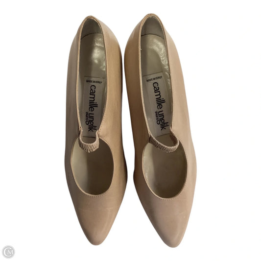 Shoes Heels Kitten By Clothes Mentor In Ivory, Size: 6.5