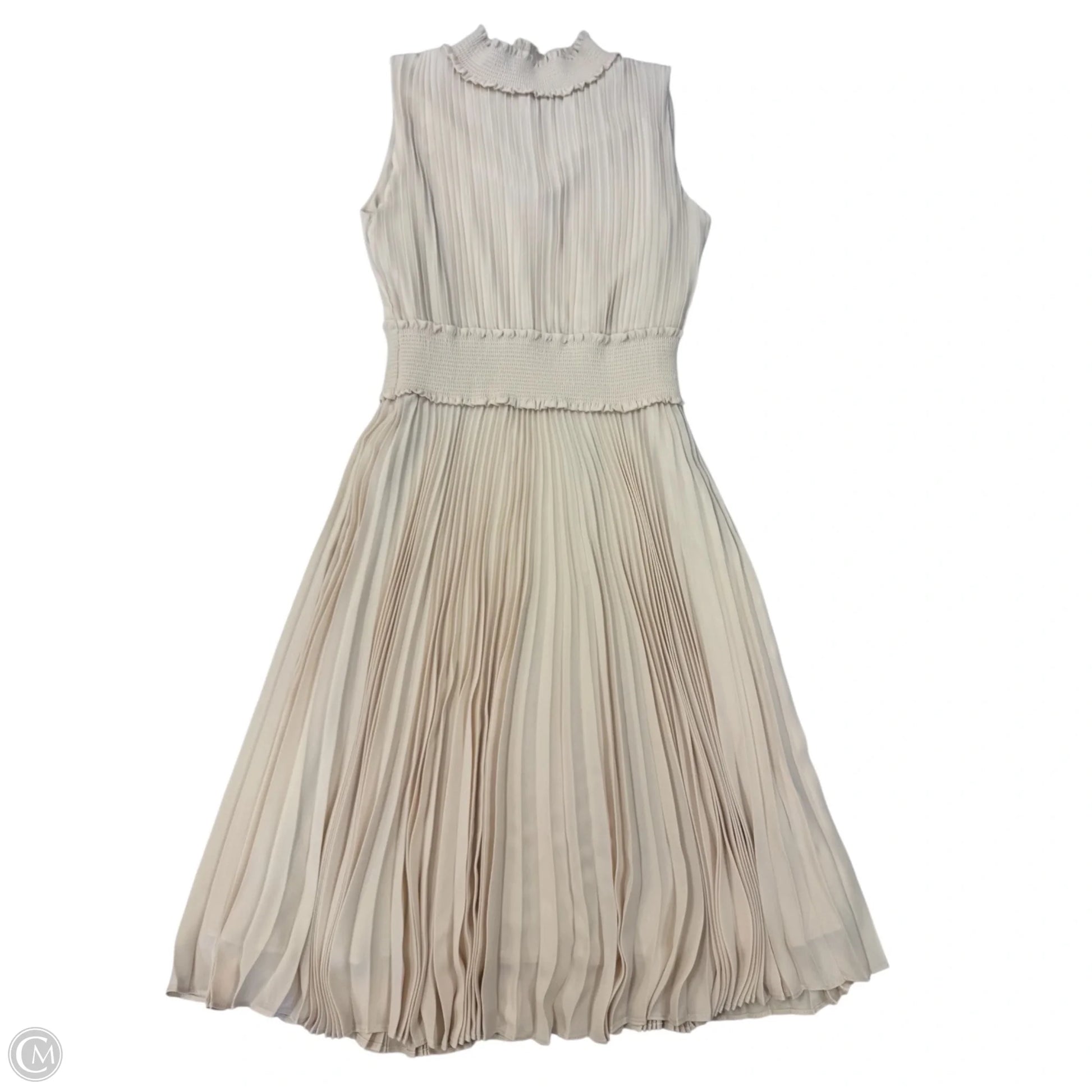 nanette lepore cocktail dresses Nanette Lepore Taupe Taffeta Cocktail Dress with Crystal Accents