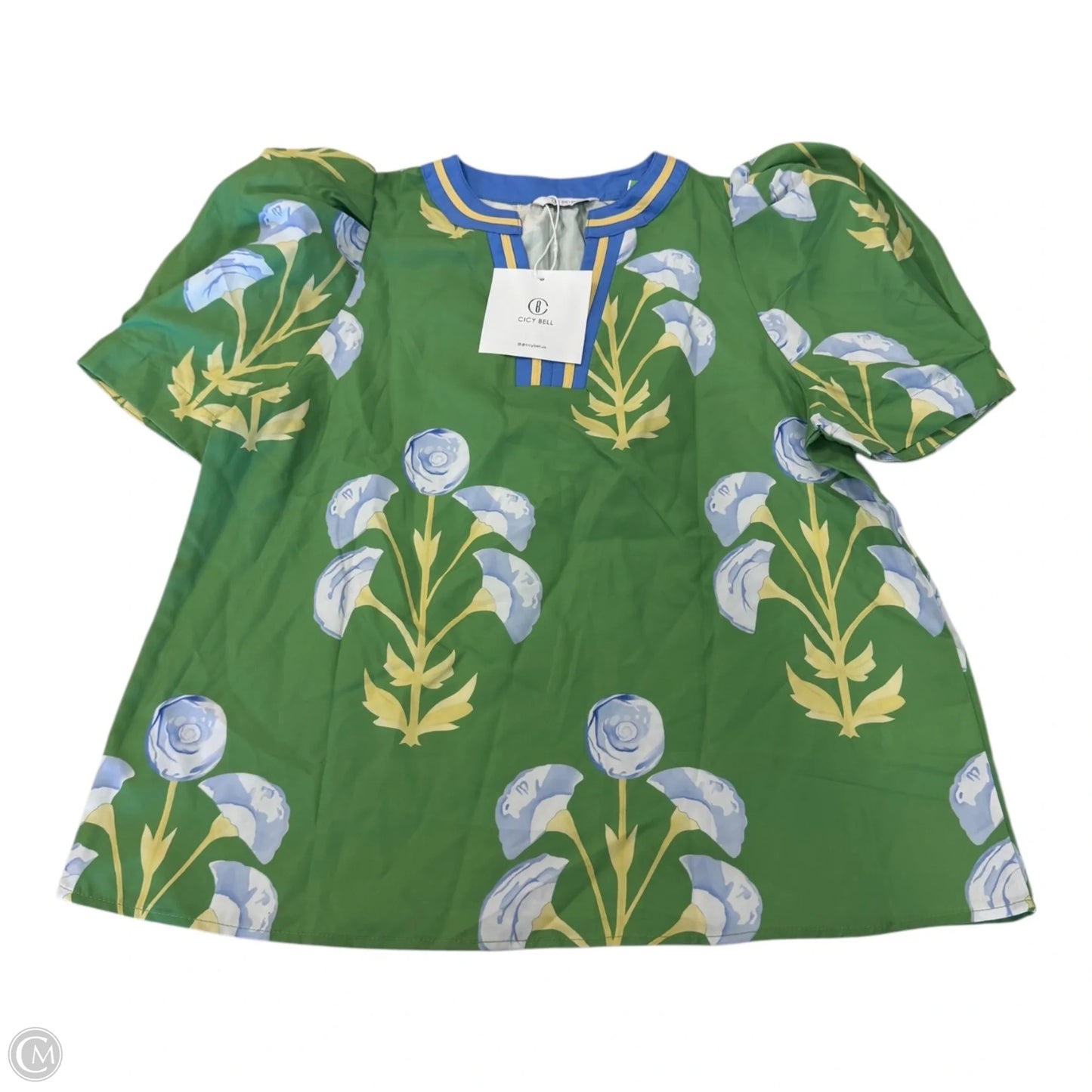 Top Short Sleeve By Clothes Mentor In Floral Print, Size: S