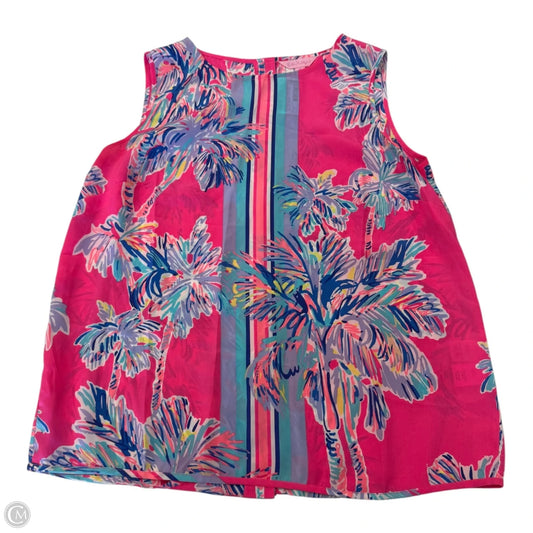 Top Sleeveless Designer By Lilly Pulitzer In Tropical Print, Size: M