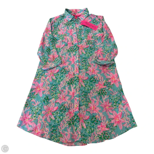 Swimwear Cover-up Designer By Lilly Pulitzer In Floral Print, Size: Xxs