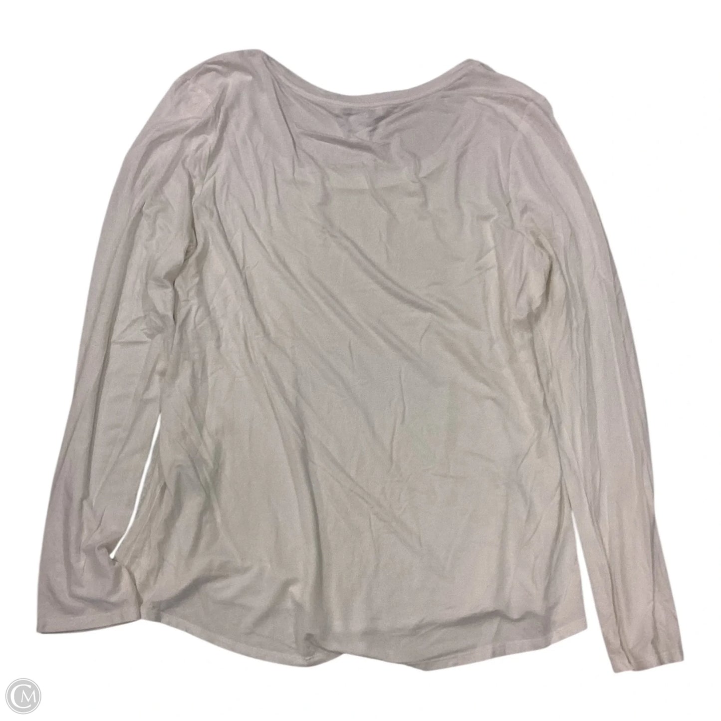 Top Long Sleeve By White House Black Market In White, Size: L