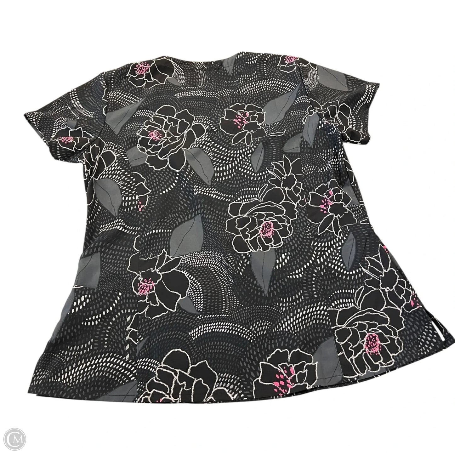 Top Short Sleeve By Clothes Mentor In Floral Print, Size: Xl