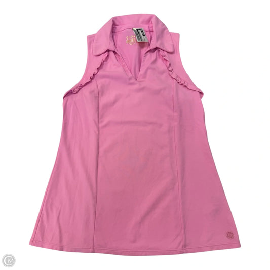 Top Sleeveless Designer By Lilly Pulitzer In Pink, Size: S