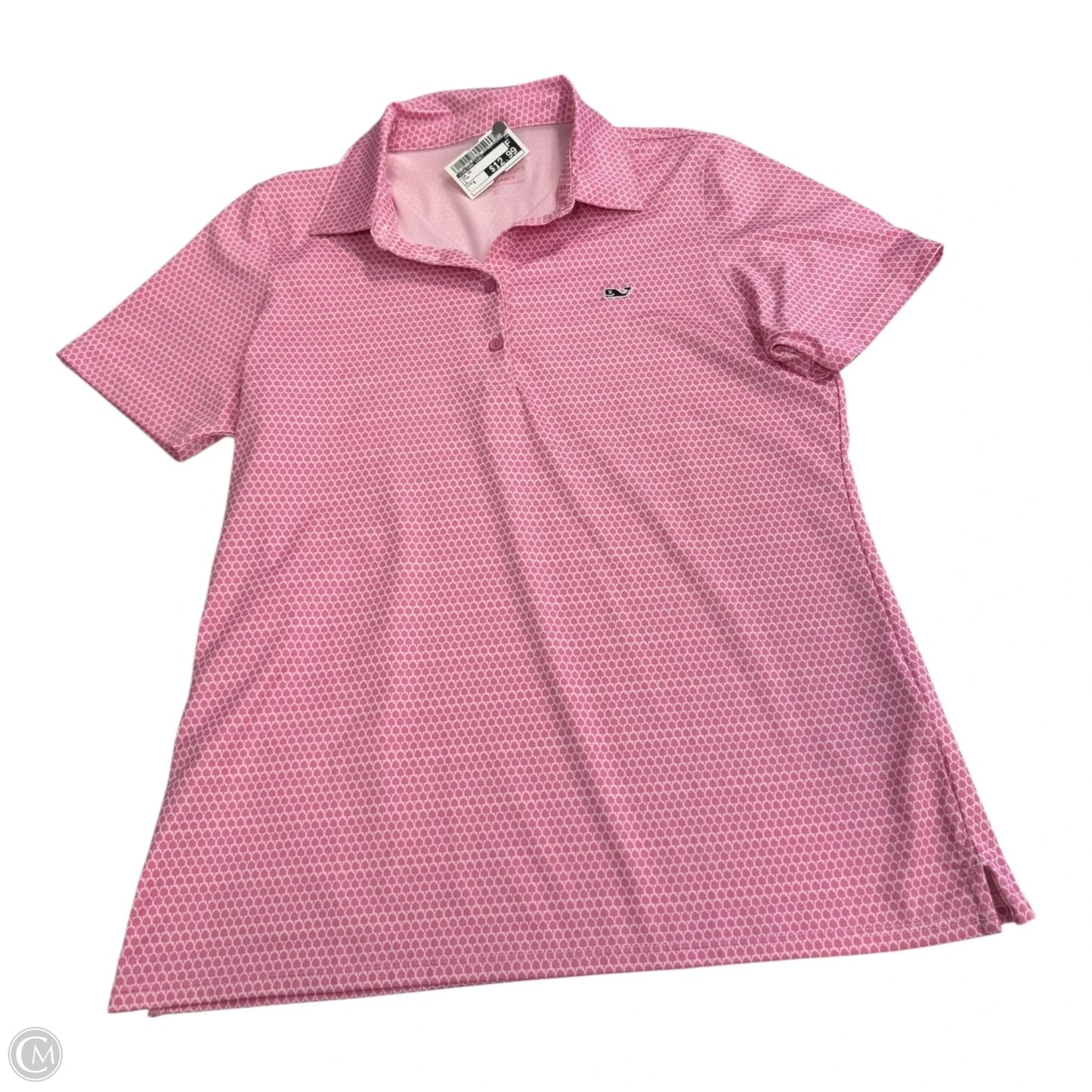 Top Short Sleeve By Vineyard Vines In Pink, Size: S
