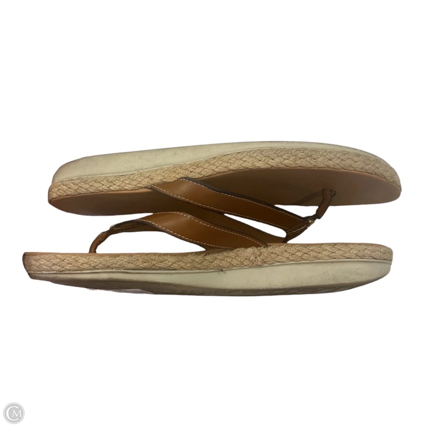 Sandals Flip Flops By Tommy Bahama In Tan, Size: 7.5