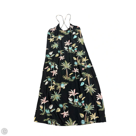 Dress Casual Maxi By Old Navy In Tropical Print, Size: L