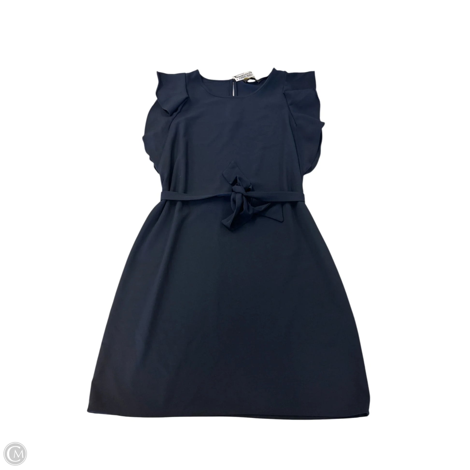 navy blue dress banana republic Shirred-Side Satin Midi Dress