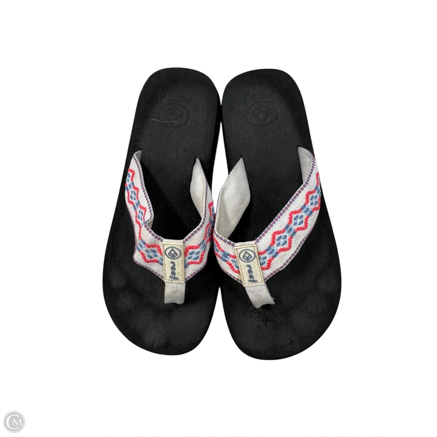 Sandals Flip Flops By Reef In Blue & Pink, Size: 8