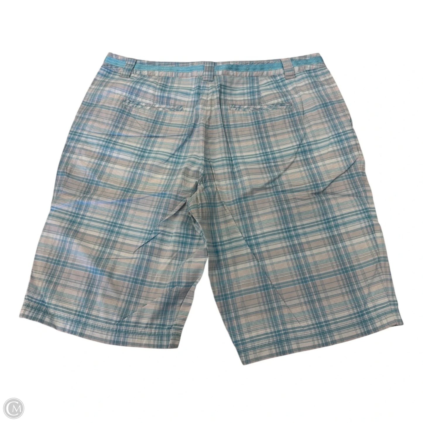 Shorts By Greg Norman In Plaid Pattern, Size: 14