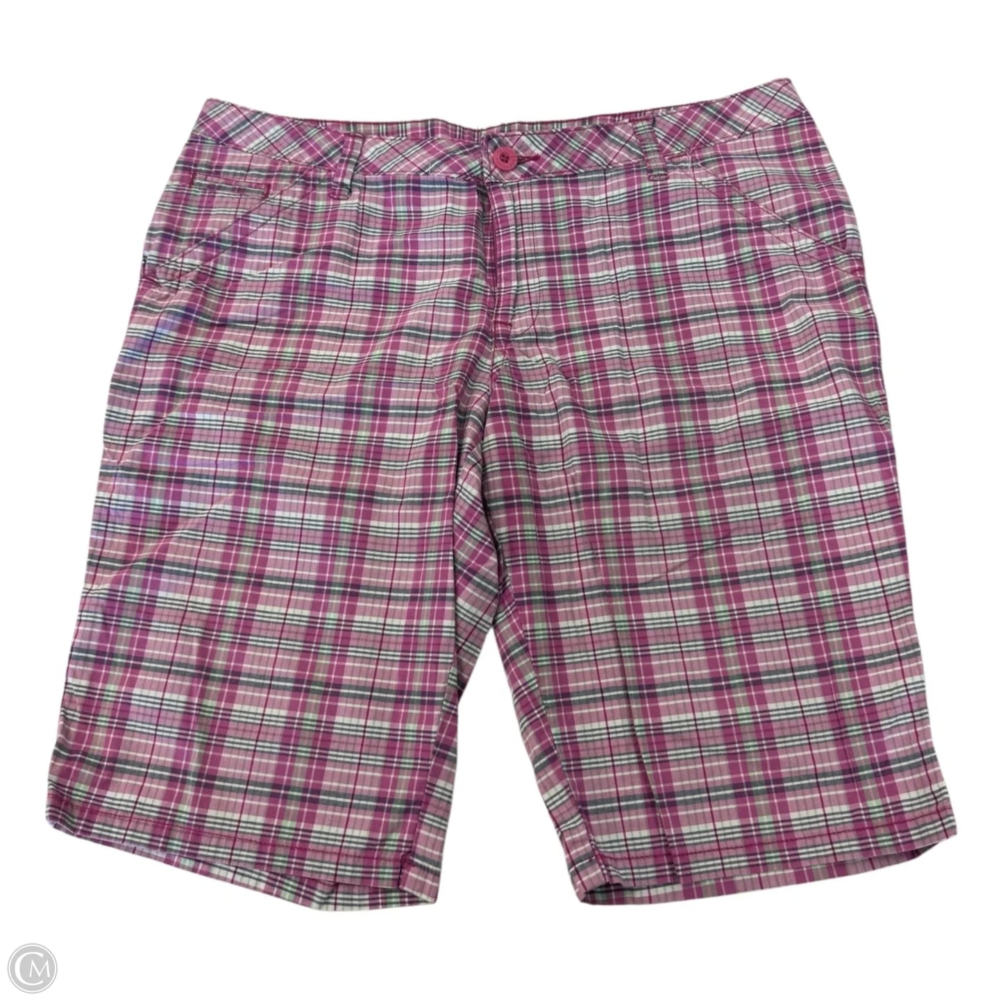 Shorts By Clothes Mentor In Plaid Pattern, Size: 16