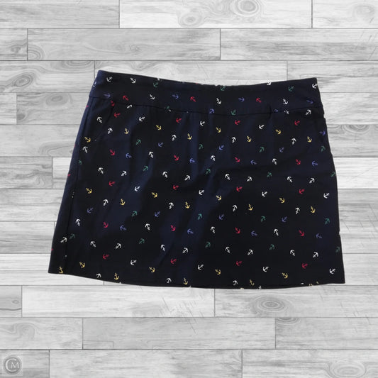 Skort By Zac And Rachel In Nautical Print, Size: Xl