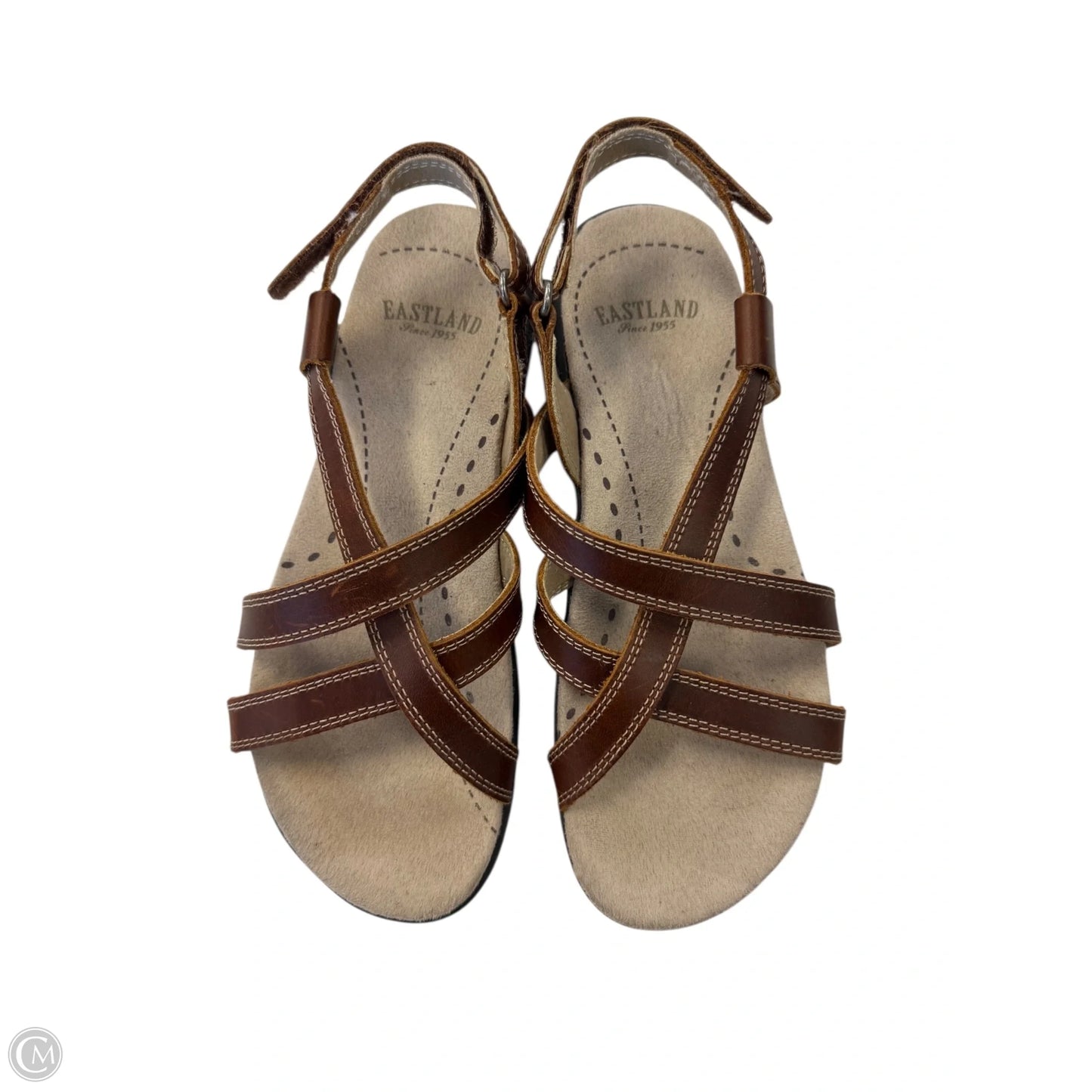 Sandals Flats By Eastland In Brown, Size: 8