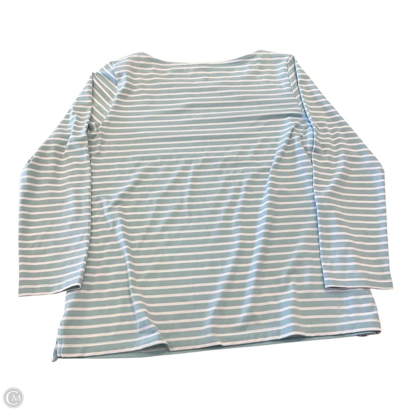 Top Long Sleeve By Vineyard Vines In Striped Pattern, Size: L