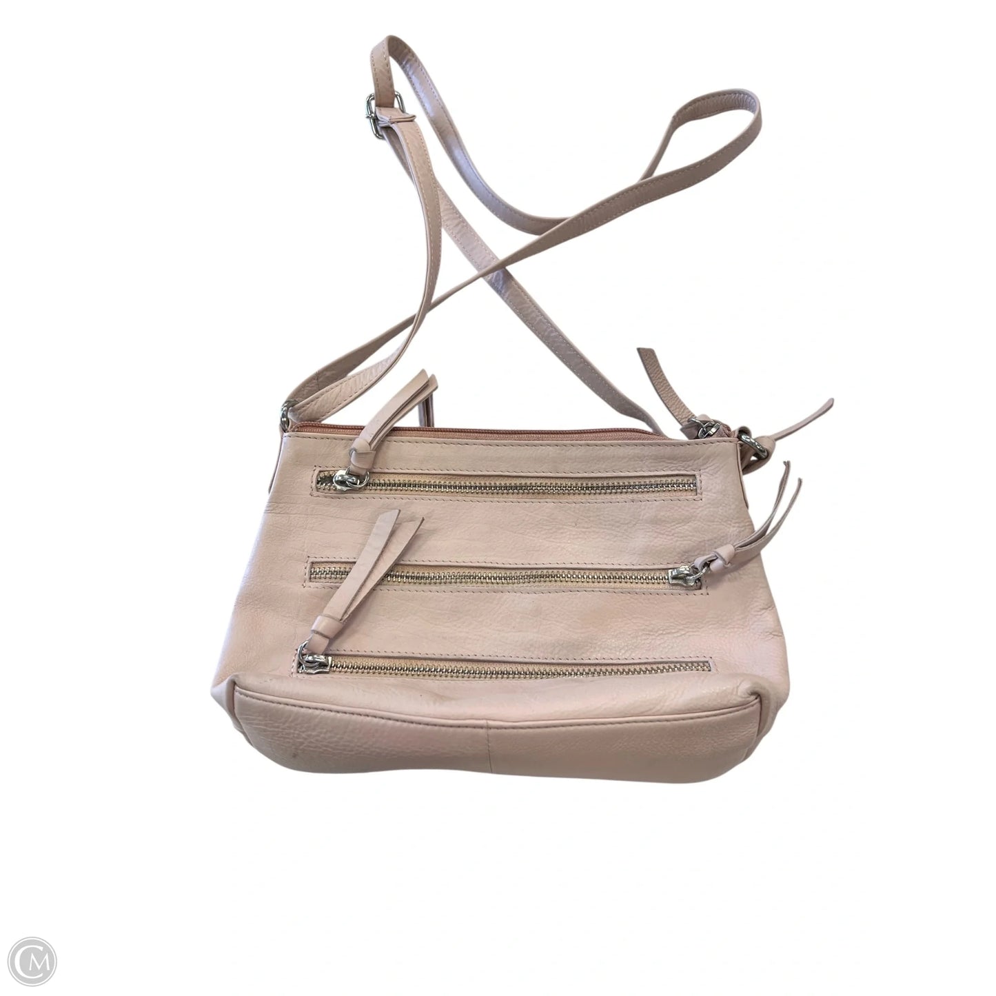 Crossbody Leather By Clothes Mentor, Size: Small