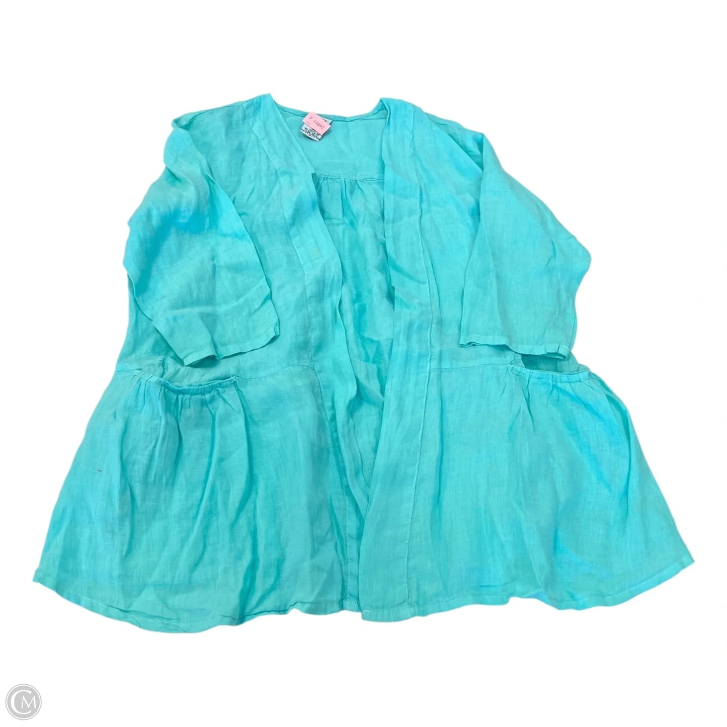 Top 3/4 Sleeve By Clothes Mentor In Teal, Size: L