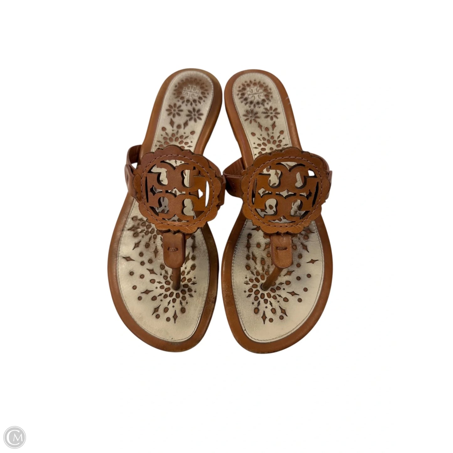 Sandals Designer By Tory Burch In Tan, Size: 7.5