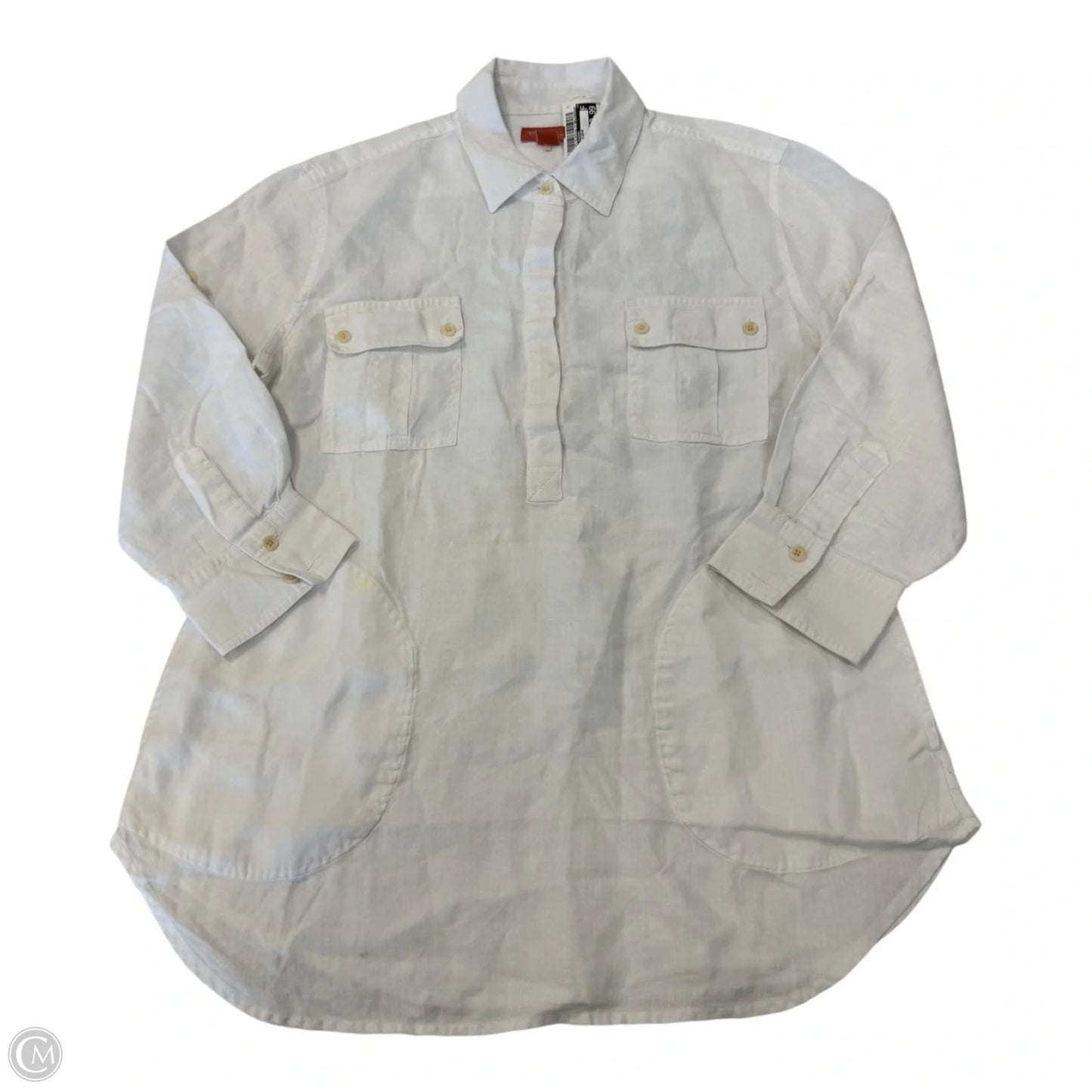 Top 3/4 Sleeve By Tommy Bahama In White, Size: S