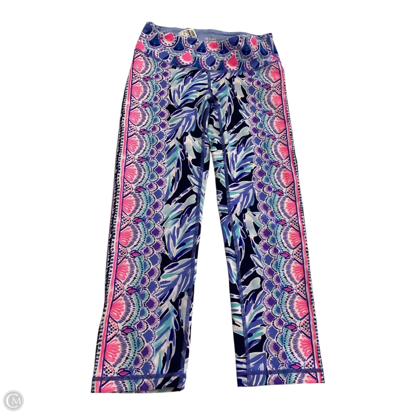 Capris Designer By Lilly Pulitzer In Pink & Purple, Size: Xs