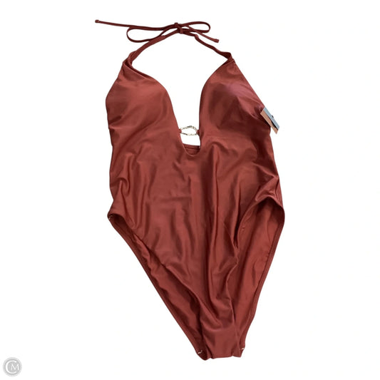 Swimsuit By Shade & Shore In Mauve, Size: Xl