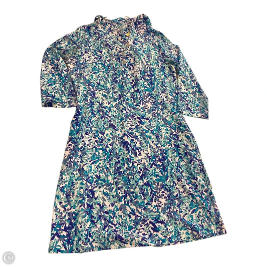 Dress Casual Short By Clothes Mentor In Blue & White, Size: Xs