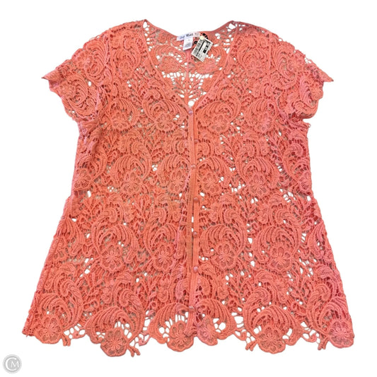 Top Short Sleeve By Say What In Copper, Size: 3x