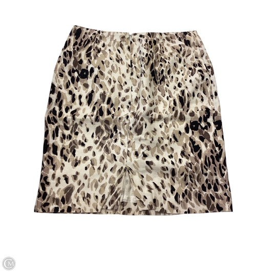 Skirt Midi By Worth Ny In Animal Print, Size: 10