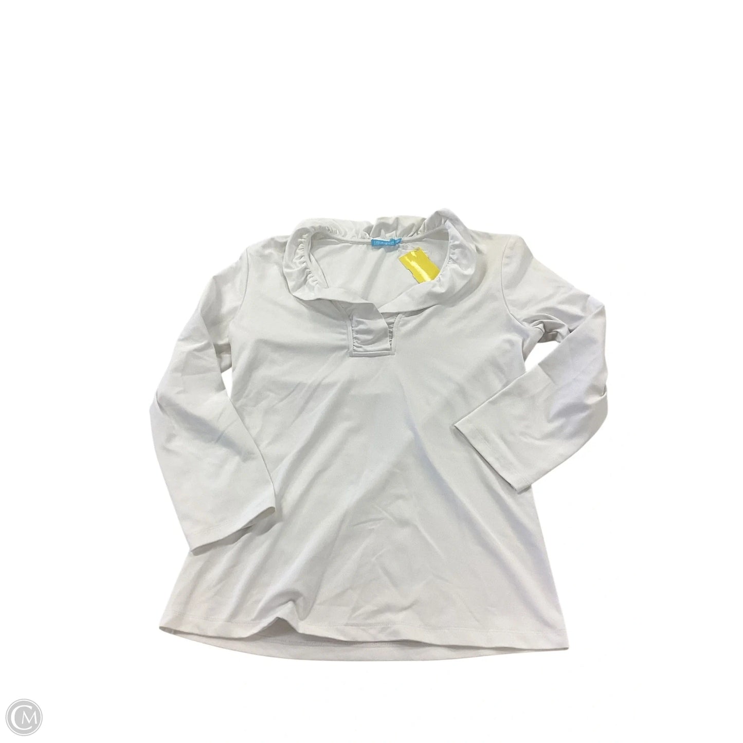 Top Long Sleeve By J Mclaughlin In White, Size: Xs