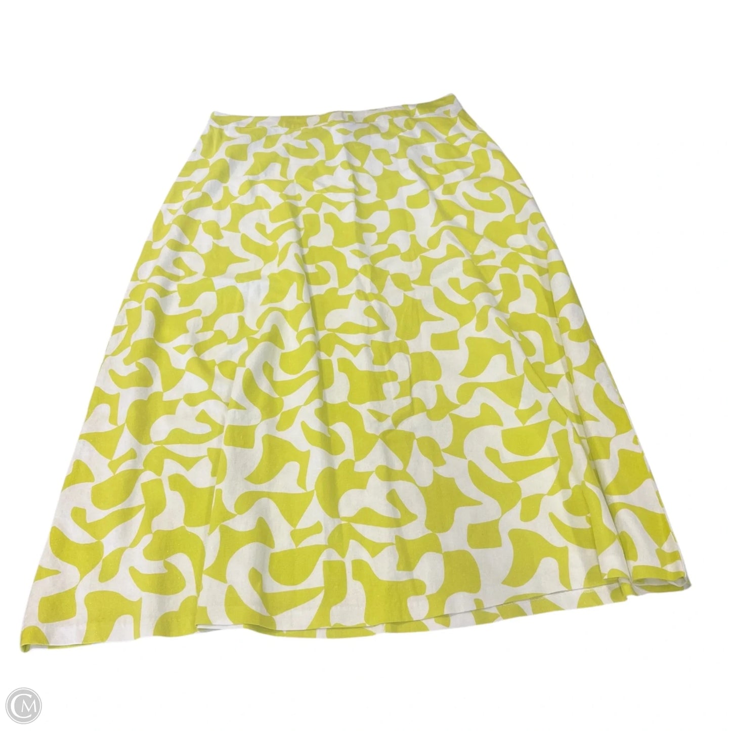 Skirt Maxi By Cece In White & Yellow, Size: Xl