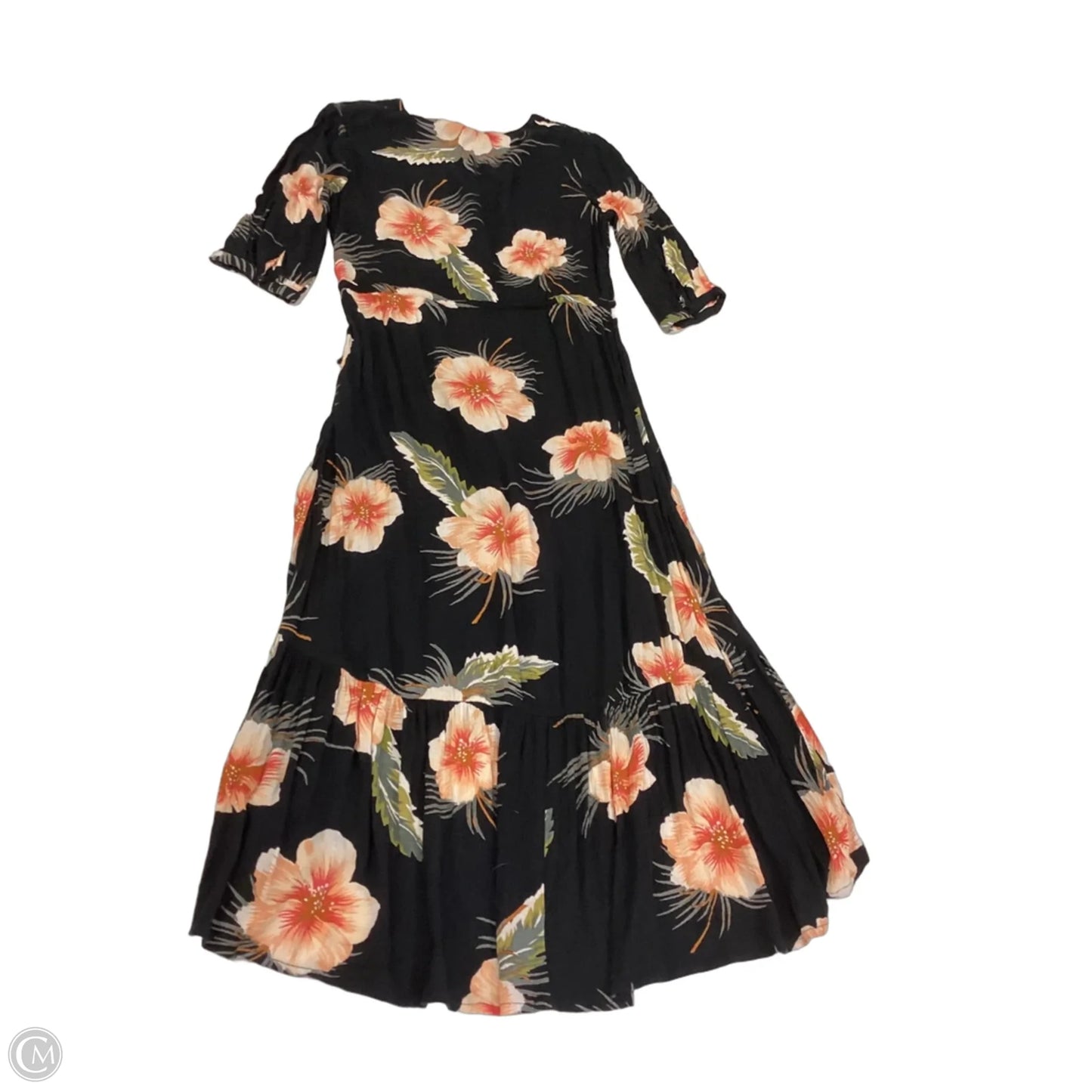 Dress Casual Maxi By Volcom In Floral Print, Size: S