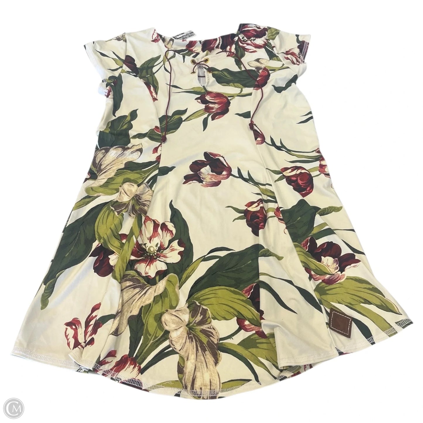 Dress Casual Short By Clothes Mentor In Floral Print, Size: L