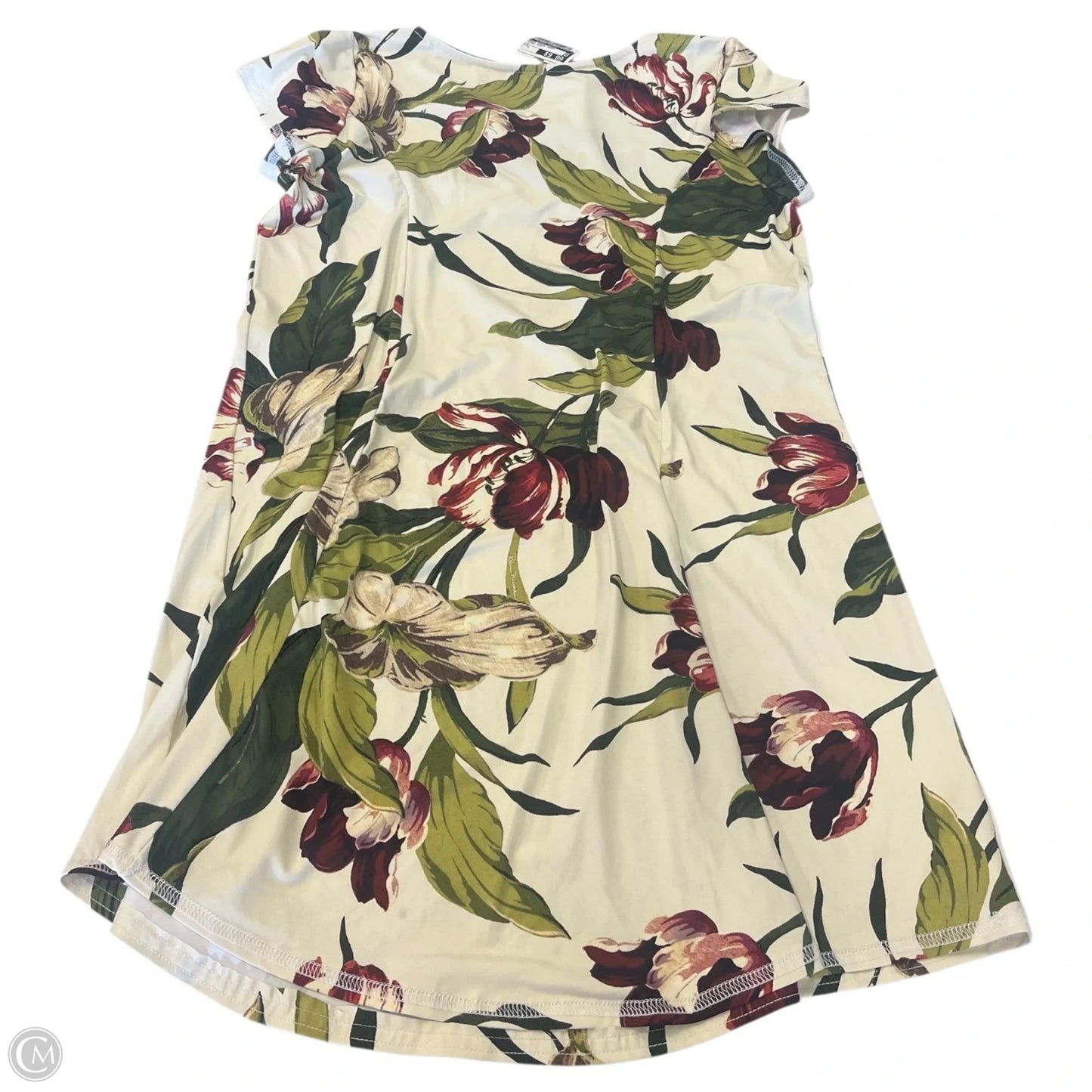 Dress Casual Short By Clothes Mentor In Floral Print, Size: L