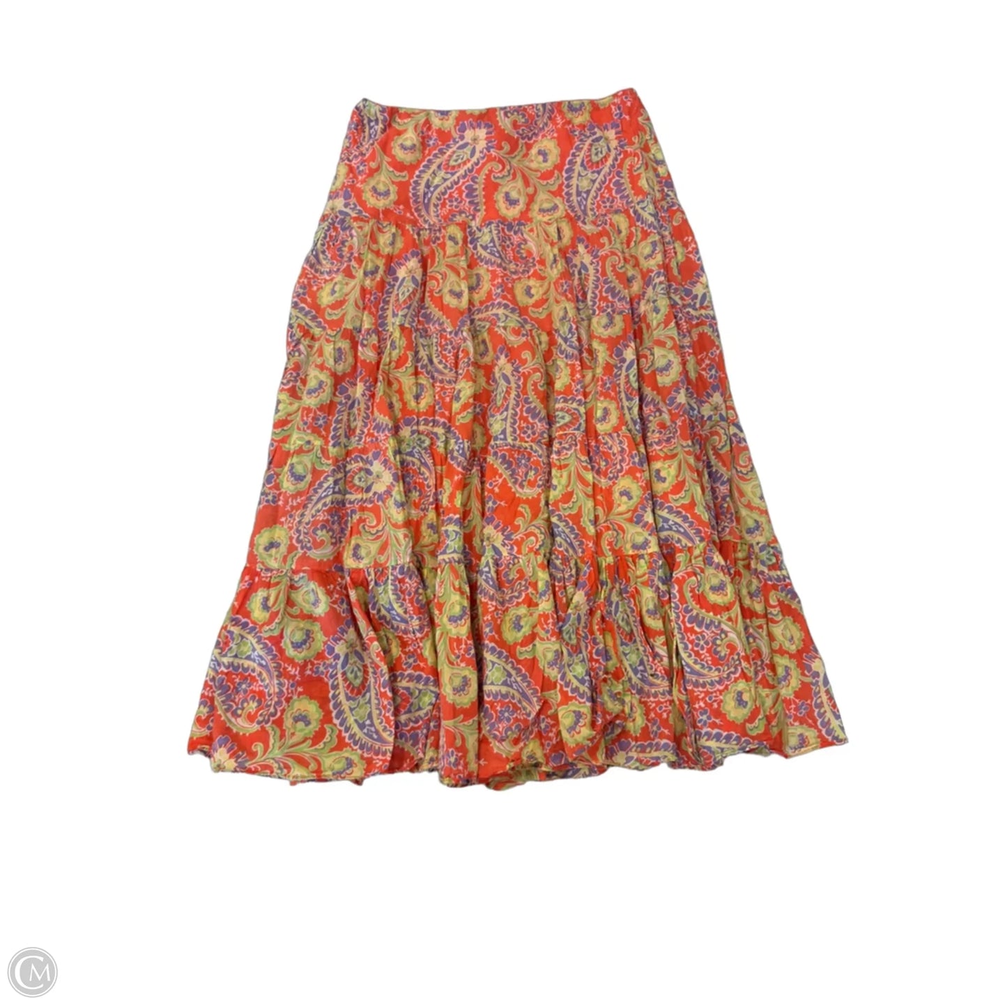 Skirt Maxi By Lauren By Ralph Lauren In Floral Print, Size: M