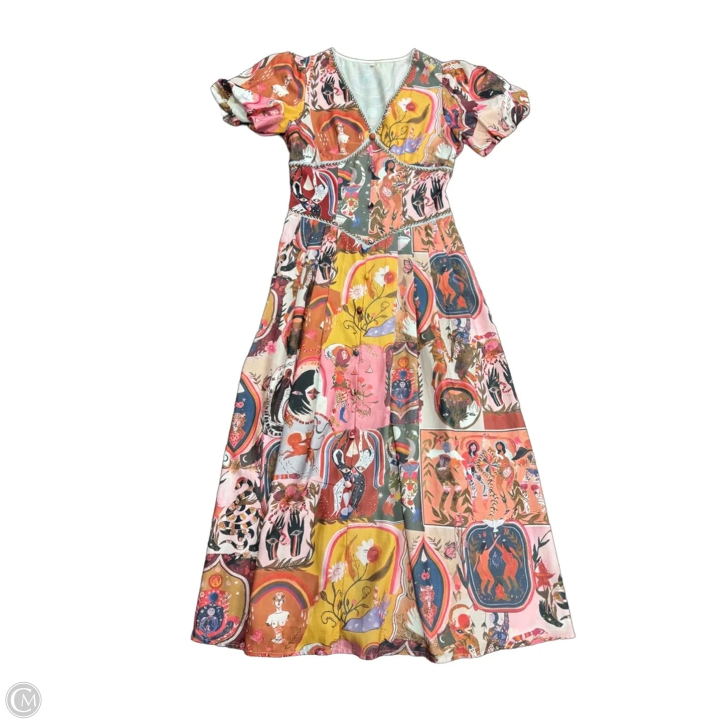 Dress Casual Maxi By Clothes Mentor In Floral Print, Size: S