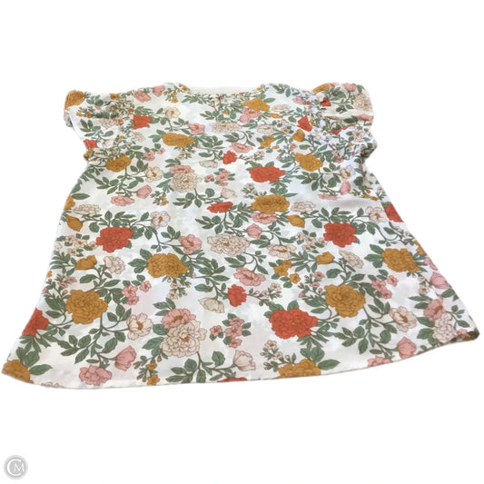 Top Short Sleeve By Dr2 In Floral Print, Size: S