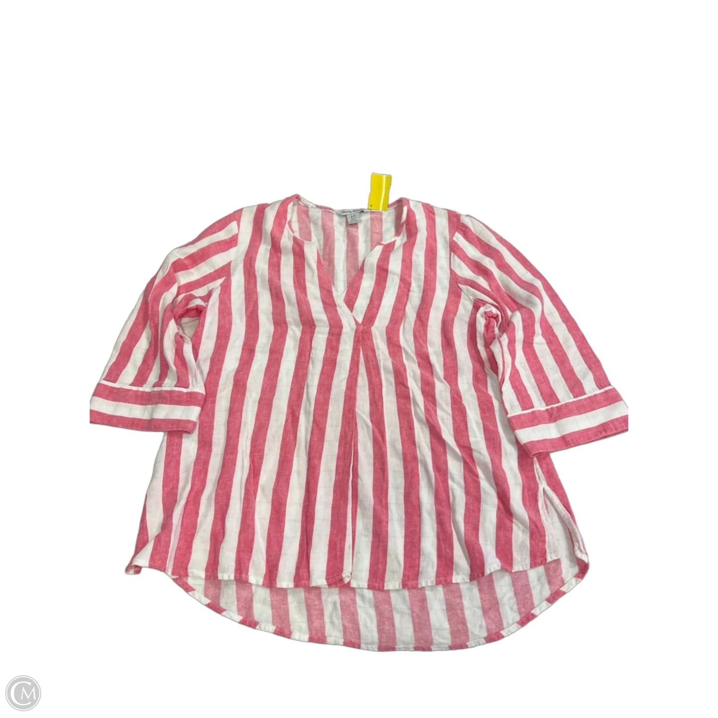 Top 3/4 Sleeve By Tommy Bahama In Red & White, Size: S