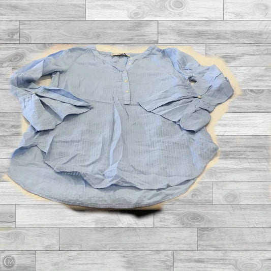 Top Long Sleeve By Loft In Blue, Size: Xs