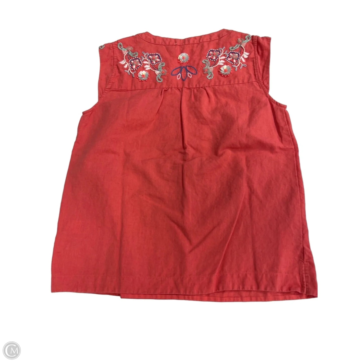 Top Sleeveless By Vineyard Vines In Floral Print, Size: Xs